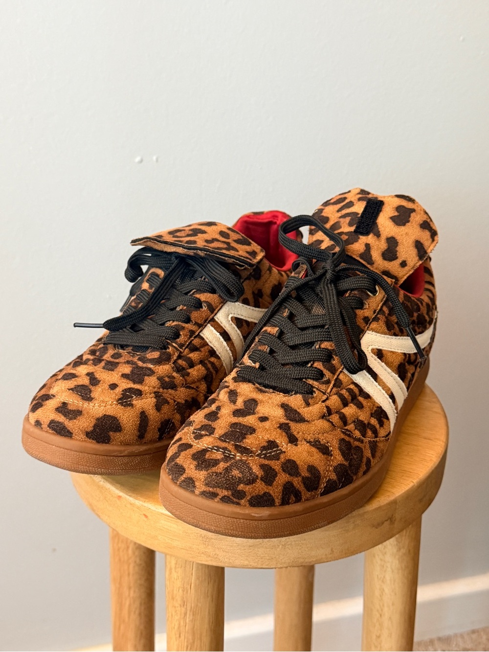 Steve Madden Leopard Print Sneakers
